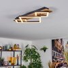 Cabanas Taklampa LED träoptik, Svart, 1-ljuskällor