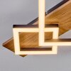 Cabanas Taklampa LED träoptik, Svart, 1-ljuskällor