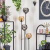 Koyoto Golvlampa 30 cm Trä mörkt, Svart, 4-ljuskällor