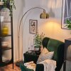 Baloca Golvlampa Mässing, Svart, 1-ljuskällor