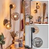 Chehalis kullampa, Vägglampa Amber, Rökfärger, 3-ljuskällor