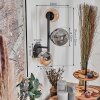 Chehalis kullampa, Vägglampa Amber, Rökfärger, 3-ljuskällor