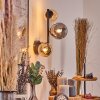 Chehalis kullampa, Vägglampa Amber, Rökfärger, 3-ljuskällor