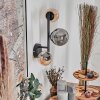 Chehalis kullampa, Vägglampa Amber, Rökfärger, 3-ljuskällor