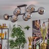 Gastor Taklampa, kullampa Krom, Rökfärger, 10-ljuskällor