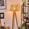 Ramila Golvlampa Naturfärger, Svart, 1-ljuskällor