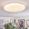 Deral Taklampa LED Vit, 1-ljuskällor, Fjärrkontroll