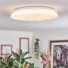 Deral Taklampa LED Vit, 1-ljuskällor, Fjärrkontroll