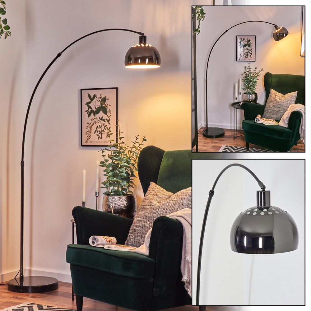 Baloca Golvlampa Krom, Svart, 1-ljuskällor main product photo