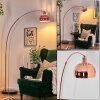 Baloca Golvlampa Kopparfärg, Svart, 1-ljuskällor