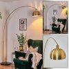 Baloca Golvlampa Guld, Svart, 1-ljuskällor