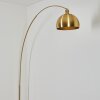 Baloca Golvlampa Guld, Svart, 1-ljuskällor