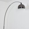 Baloca Golvlampa Krom, Svart, 1-ljuskällor