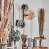 Chehalis kullampa, Vägglampa Amber, Rökfärger, 3-ljuskällor
