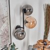 Chehalis kullampa, Vägglampa Amber, Rökfärger, 3-ljuskällor