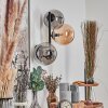 Chehalis kullampa, Vägglampa Amber, Rökfärger, 3-ljuskällor