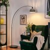 Baloca Golvlampa Krom, Svart, 1-ljuskällor