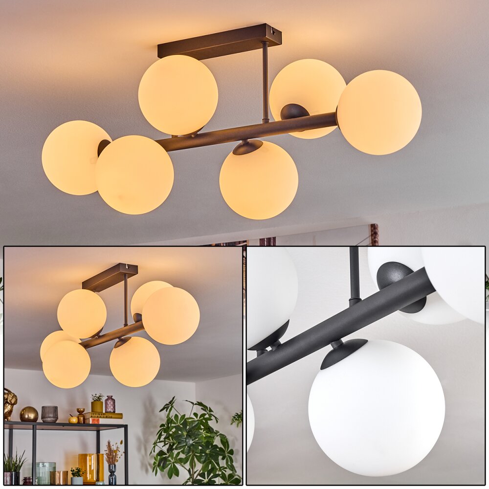 Gastor Taklampa, kullampa Vit, 6-ljuskällor main product photo
