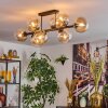 Gastor Taklampa, kullampa Amber, Klart, 8-ljuskällor