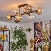 Gastor Taklampa, kullampa Amber, Klart, Rökfärger, 8-ljuskällor