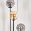 Gastor Golvlampa 30 cm Trä mörkt, Svart, 4-ljuskällor
