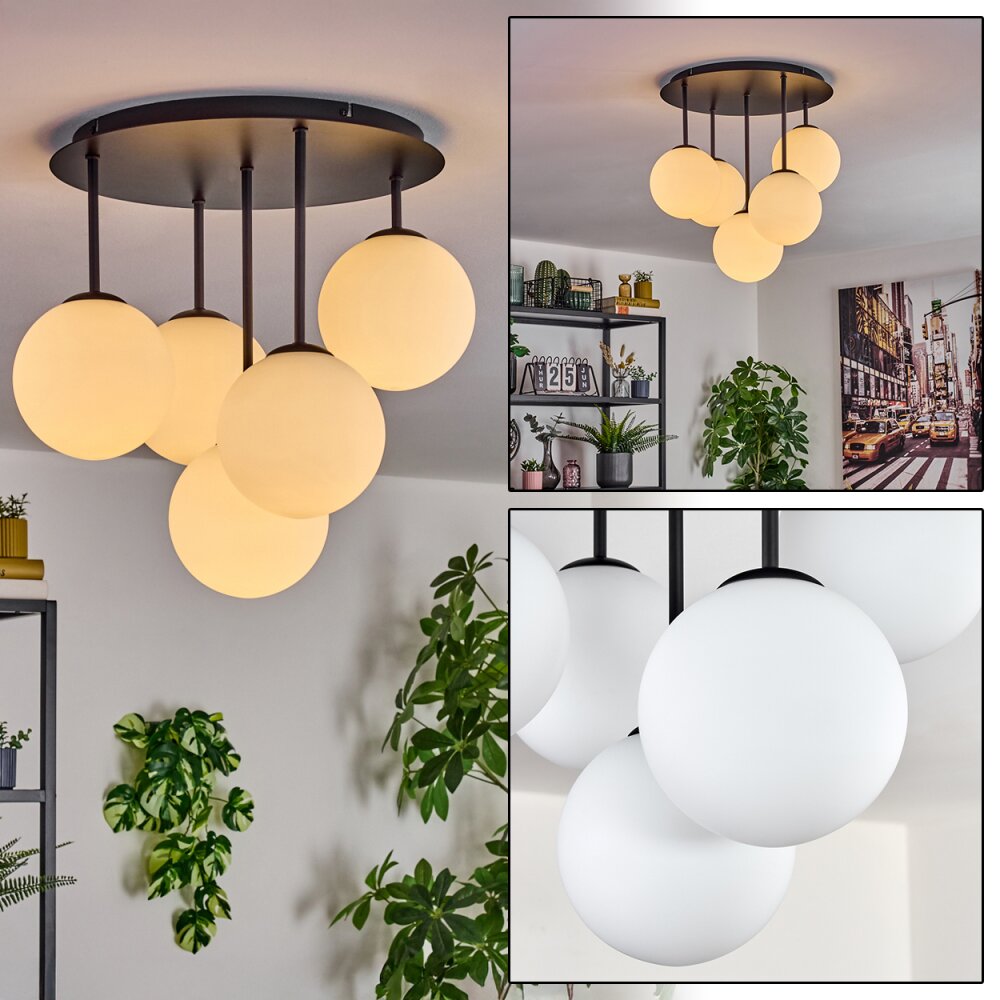 Gastor Taklampa, kullampa 45 cm Vit, 5-ljuskällor main product photo
