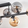 Gastor Taklampa, kullampa Amber, Rökfärger, 8-ljuskällor