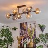 Gastor Taklampa, kullampa Amber, Klart, Rökfärger, 8-ljuskällor