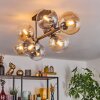 Gastor Taklampa, kullampa Amber, Klart, Rökfärger, 8-ljuskällor