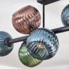 Koyoto Taklampa, kullampa Blå, Grön, Kopparfärg, 8-ljuskällor