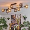 Chehalis Taklampa, kullampa Amber, Rökfärger, 10-ljuskällor