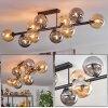 Gastor Taklampa, kullampa Amber, Rökfärger, 10-ljuskällor