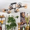 Gastor Taklampa, kullampa Amber, Rökfärger, 10-ljuskällor
