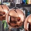 Koyoto Pendellampa, kullampa, Pendelbelysning Kopparfärg, 3-ljuskällor