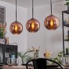 Koyoto Pendellampa, kullampa, Pendelbelysning Kopparfärg, 3-ljuskällor