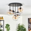 Gastor Taklampa, kullampa 45 cm Amber, Klart, Rökfärger, 5-ljuskällor