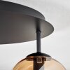 Gastor Taklampa, kullampa 45 cm Amber, Klart, Rökfärger, 5-ljuskällor