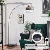 Baloca Golvlampa Nickel matt, Svart, 1-ljuskällor
