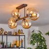 Gastor Taklampa, kullampa Amber, 6-ljuskällor