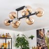 Gastor Taklampa, kullampa Amber, 8-ljuskällor