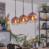 Koyoto Pendellampa, kullampa, Pendelbelysning Klart, Kopparfärg, 3-ljuskällor