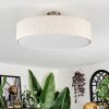 Foggia Taklampa Nickel matt, 3-ljuskällor