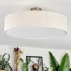 Foggia Taklampa Nickel matt, 3-ljuskällor