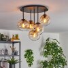 Gastor Taklampa, kullampa 45 cm Amber, Klart, 5-ljuskällor