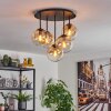 Gastor Taklampa, kullampa 45 cm Amber, Klart, 5-ljuskällor