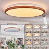 Nogueira Taklampa, Panel LED Naturfärger, Vit, 1-ljuskällor, Fjärrkontroll