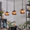 Koyoto Pendellampa, kullampa, Pendelbelysning Kopparfärg, 3-ljuskällor