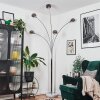 Nikkala Golvlampa Krom, Vit, 5-ljuskällor