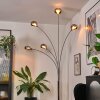 Nikkala Golvlampa Krom, Vit, 5-ljuskällor