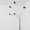 Nikkala Golvlampa Krom, Vit, 5-ljuskällor